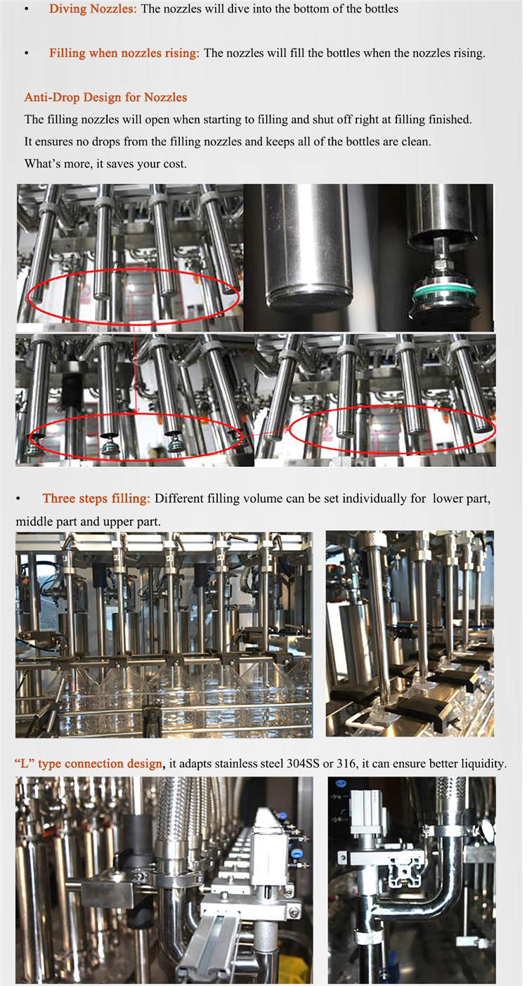 ఆటోమేటిక్ సర్వో మోటార్ బాటిల్ ఫిల్లింగ్ మెషిన్ 4