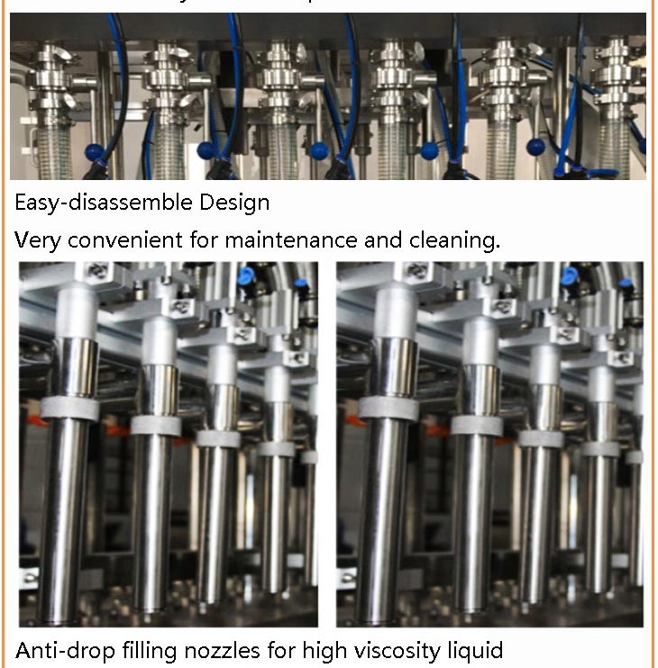 చీప్ ఫిల్లింగ్ ప్యాకింగ్ జార్ తేనె బాట్లింగ్ మెషిన్